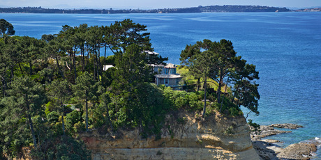 This property, on a headland at Torbay, could be New Zealand's most expensive bach. Photo / Supplied