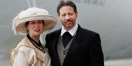 Mary Beth Crocker Dearing, her husband Tom Dearing and 1307 others will experience shipboard life including meals and music as it would have been aboard the Titanic in 1912. Photo / AP