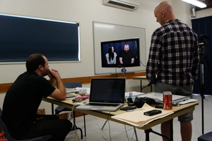 The winning team hold auditions.