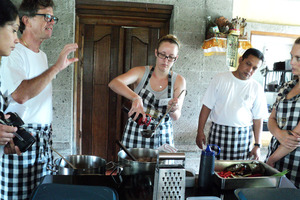Chef Heinz von Holzen's cooking school Bumbu Bali. Photo / Zoe Walker