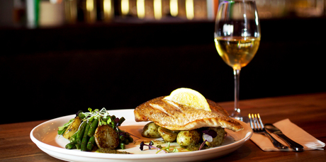 Market fish with new potatoes, green beans and salsa verde. Photo / Natalie Slade