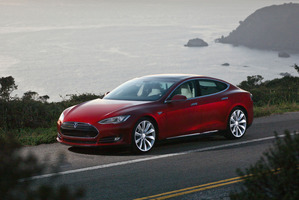 Tesla's model S. Photo / Supplied