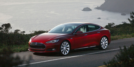 Tesla's model S. Photo / Supplied
