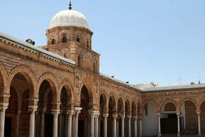 Tunis' Al-Zaytuna Mosque is the city's oldest monument. Photo / Creative Commons image by Wikimedia user Kassus