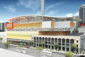 An artist's impression of the proposed 3500-seat convention centre for Auckland. Photo / Supplied