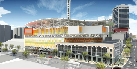 An artist's impression of the proposed 3500-seat convention centre for Auckland. Photo / Supplied