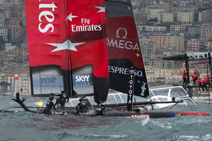 Emirates Team New Zealand. Photo / Chris Cameron.