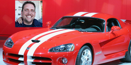 Trev's already bought a HSV ute but he's eyeing up a Dodge Viper. Photo / Supplied