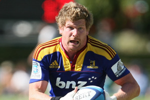 Adam Thomson of the Highlanders. Photo / Getty Images