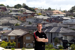 Gareth Berry finally has his weekends back after nearly 'losing it' looking for a house. Photo / Steven McNicholl
