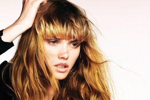 A model shows off a hairstyle created with the newly developed Flamboyage technique. Photo / Supplied