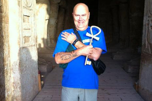 Tau Henare took the prize for most prolific tweeter as he relayed his adventures from Uganda and Egypt. Photo / Supplied