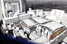 SkyCity's proposed national convention centre. SkyCity's proposed national convention centre.