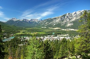 Hike through the mountains of Banff, Alberta, a Unesco World Heritage Area. Photo / Wikimedia