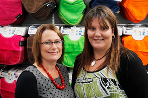 Mum 2 Mum's Jo Keall (left) and Jo Bond have their eyes on new markets, such as aged-care. Photo / Christine Cornege