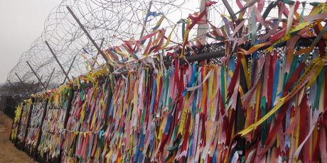 South Korea is trying to promote environmental tourism at the border by opening trekking routes within the DMZ, where visitors will also get a chance to peek into the reclusive North. Photo / AFP