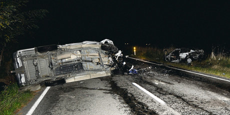 The scene of the accident in Gisborne. Photo / Gisborne Herald
