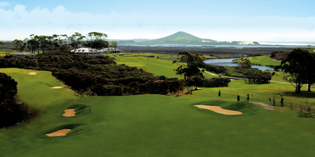 Northland's Carrington Resort is nestled within the trees overlooking a luxury championship golf course. Photo / Supplied