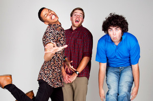 Mo Kheir, Guy Williams and Rhys Mathewson. Photo / Natalie Slade