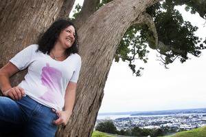 Mount Eden's peak is where Janneen Love likes to gather her thoughts. Photo / Chris Loufte