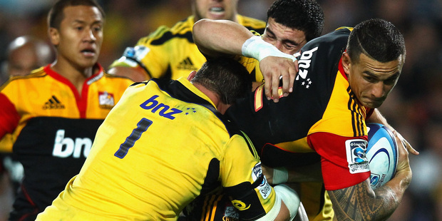 Sonny Bill Williams was a constant threat. Photo / Getty Images