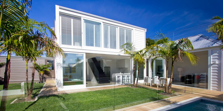 The property after renovations were completed on an old house in Ponsonby. Photo / Sarah Ivey