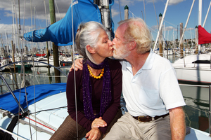 Teresa Woodham and Ross McLean married after four years together.
Photo / Doug Sherring