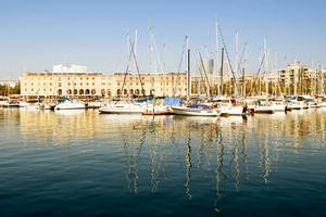 Barceloneta residents fear a plan to turn the Marina Port Vell into a home for superyachts will price them out of their neighbourhood. Photo / Getty Images