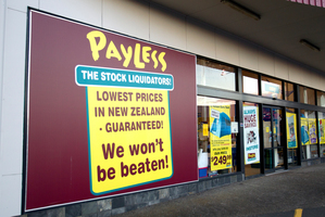 Greater competition has pushed 11 Payless stores into receivership. Photo / Steven McNicholl