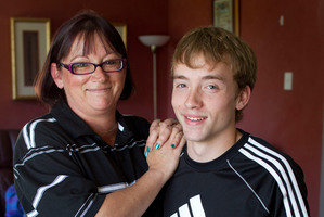 Judson Laming, who was carried by a surrogate mother, says people are fascinated by his life story. Photo / Simon Baker