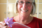 Central Otago's Roberta Laraman loves growing saffron. Photo / Otago Daily Times