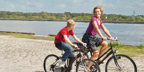Cecile de France and THomas Doret in The Kid with a Bike. Photo / Supplied