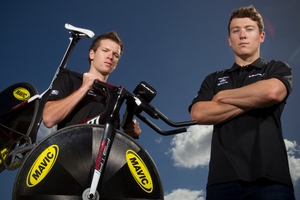 Aaron Gate and Ethan Mitchell. Photo / Greg Bowker