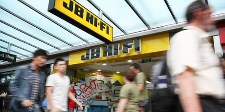 JB Hi-Fi owns 161 branded stores in New Zealand and Australia. Photo / Greg Bowker