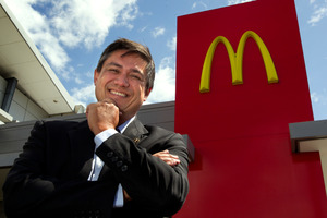 McDonald's New Zealand boss, Patrick Wilson, says bad press sticks. Photo / Brett Phibbs