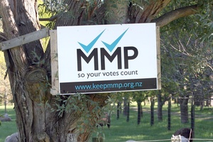 Voters had a chance to have their say on MMP in last year's election and it has now come under review by the Electoral Commission. Photo / APN