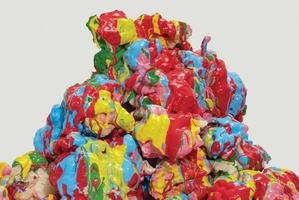 Album cover for Gloss Drop by Battles. Photo / Supplied