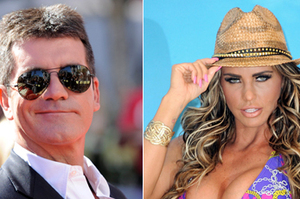 Simon Cowell and Katie Price (aka Jordan). Photo / Getty, AP Simon Cowell and Katie Price (aka Jordan). Photo / Getty, AP