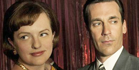 Peggy's promotion-friendly relationship with Don has led to observations of the 'Don Draper effect': how the key to promotions lies in getting on with your boss. Photo / AMC/Lionsgate