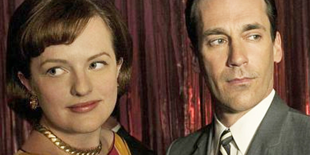 Peggy's promotion-friendly relationship with Don has led to observations of the 'Don Draper effect': how the key to promotions lies in getting on with your boss. Photo / AMC/Lionsgate