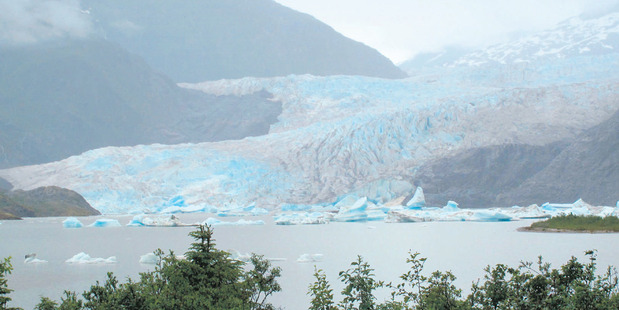 The beautiful Mendenhall Glacier. Photo / Jared Savage