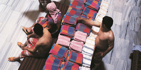 Unless you are a stridently macho Kiwi bloke, you'll soon feel at ease with the rituals of the Turkish bath house or hamam. Photo / Supplied