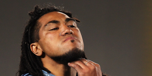 Ma'a Nonu of the Blues looks on after losing the round 10 Super Rugby match between the Blues and the Reds at Eden Park. Photo / Getty Images.