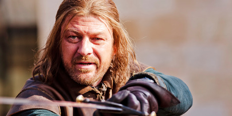 Ned Stark (Sean Bean) in Game Of Thrones .