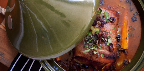 Pork, olives, smoked paprika and oregano. Photo / Babiche Martens