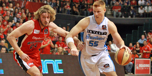 The Breakers and the Wildcats face off for the NBL title tonight. Photo / Getty Images