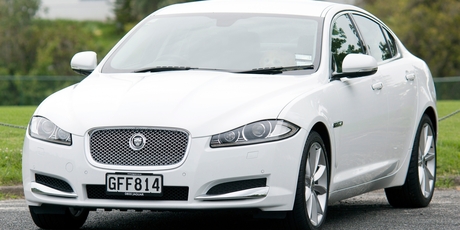 Jaguar's XF sports sedan has impressive security features. Photo / Supplied