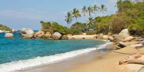 A beach in Tayrona National Park, Colombia. Photo / Thinkstock