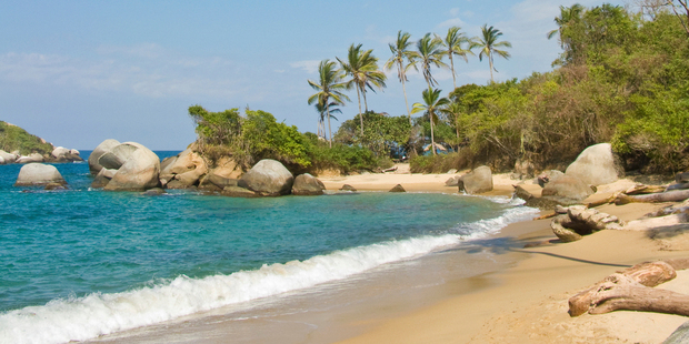A beach in Tayrona National Park, Colombia. Photo / Thinkstock