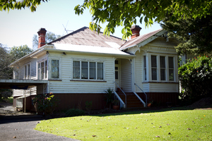 The villa fetched more than $1 million over its valuation. It sits on 1123sq m of land and is in the Epsom Girls and Auckland Grammar zones. Photo / Natalie Slade